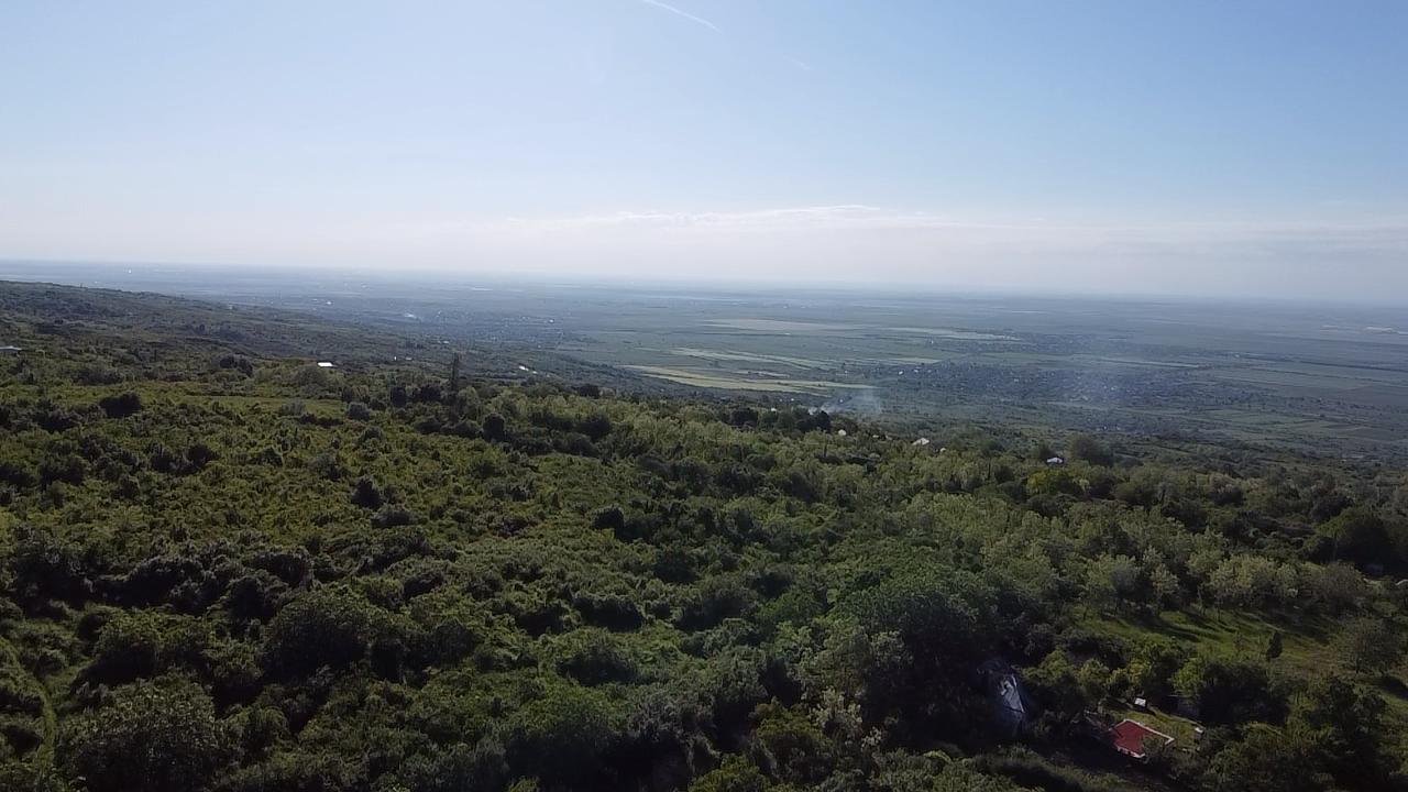 Panoramă dealuri câmpie
